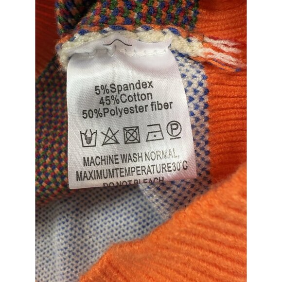 OXKNIT Store Mens Knit Polo Sweater Shirt Sz XL Retro Vintage 60s 70s Mod Style - Picture 7 of 8